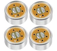 Toyvian 4pcs Handheld Microphone Core Noise Reduction Mic for Recording Special Mic Core for Mobile Phone and Radio Use