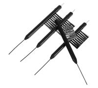 Toyvian 4pcs Hearing Aid Cleaning Brush Kit with Magnetic Heads Multi-Function Mini Cleaning Tools for Hearing Aids Made of Rubber Abs and Nylon