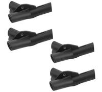 Toyvian 4pcs Heavy Duty Nylon Tent Pole Tee Connector 150° 3 Way Y-shaped Joint for Greenhouse and Canopy Frames, Resistant to Deformation, for Camping, Hiking, and Outdoor Shelters