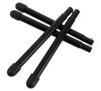 Toyvian 4pcs Heavy Duty Wood Burning Stove Leg Replacement with Strong Load Bearing Steel and Plastic Construction, Height Increasing Cooker Foot for Car Camping and Outdoor Heating,
