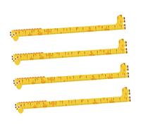 Toyvian 4pcs Height Wallpaper Growth Chart for Boys and Girls Removable Wall Stickers Height Measurement Chart for Boys and Girls Bedroom Nursery Nature Theme