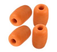 Toyvian 4Pcs High Wind Resistant Fishing Rig Floats for Catfish Trout Surf Fishing Optimized Buoyancy Floating Balls for Freshwater and Saltwater Aquaculture Cage Stability