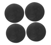 Toyvian 4pcs Hollow Bounce Balls Professional Reaction Training Rubber Balls for Athletes High Elasticity Multi Functional for Hand Eye Coordination and Fitness Training
