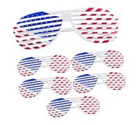 Toyvian 4pcs Independence Day Headband with Hat Shape Spring Hair Clasps Lightweight Comfortable Party Decorations for Festivals Birthdays Cosplay