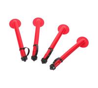 Toyvian 4pcs Inflatable Buoyancy Vest Tube Replacement Blowing Tube Tpu Material 15cm Orange Single Valve for Emergency Use in Water-related Activities Easy to Carry and Sturdy