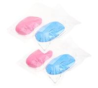 Toyvian 4pcs Keepsake Handprint and Footprint Mold Kit Non-Toxic Inkless Prints for Newborns for Showers and Milestone Celebrations Includes Pink and Blue Molds