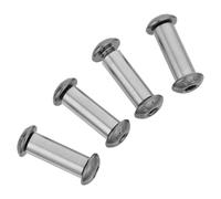 Toyvian 4pcs Knife Handle Rivets for Kitchen Knife Handle Repair Copper Alloy Material Quick Installation Design and Secure Fixation Dark Rivet Screws for DIY Maintenance