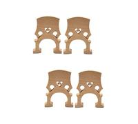 Toyvian 4pcs Maple Wood Cello Bridge Fitted Accessories for Cello Professional Parts