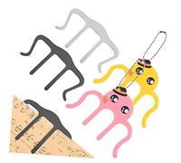 Toyvian 4pcs Metal Sheet Music Clips Sturdy Page Holders for Piano Scores Music Books and Notes Students Teachers and Musicians Black Silver Yellow Pink Colors