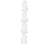 Toyvian 4pcs Metronome Cover Transparent Dust Protector for Piano and Guitar Material Easy to Install Essential Metronome Accessory for Practicing Musicians