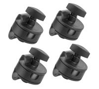 Toyvian 4pcs Mic Stand Adapter Extension Tube Mic Stand Accessory for Microphone Boom Compatible Condenser Microphone