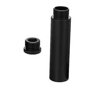 Toyvian 4pcs Mic Stand Extension Tube Aluminum Alloy Rod Lightweight Durable Extension Pole for Professional Microphone Stands for Studio and Podium Use