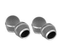 Toyvian 4pcs Microphone Grill Mesh Heads Replacement Grille for Vocal Dampener for
