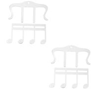 Toyvian 4pcs Music Book Clip Music Holder Clips Page for Piano Sheet Keyboard Sheet Book Clamp Note Clamp