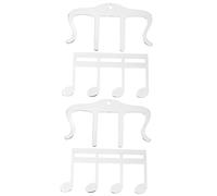 Toyvian 4pcs Music Score Clips Music Note Holders for Piano Guitar Compact Design for Easy Page Turning