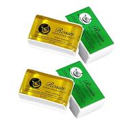 Toyvian 4pcs Natural Rosin for Violin Premium Handmade Bow Random Color Exceptional Grip for Synthetic Strings