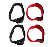 Toyvian 4pcs Noise Collar for Rooster Flexible Safe Poultry Neck Belt to Reduce Crowing Noise for Chicken and Other Poultry