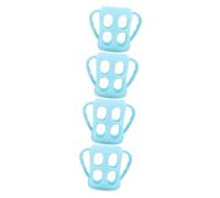 Toyvian 4pcs Nursing Bottle Silicone Grip Handle for Breastfeeding Boon Bottles