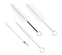 Toyvian 4pcs Nylon Brush for Saxophone Cleaning Multipurpose Clean Brush for Mouthpiece Maintenance and Instrument Care