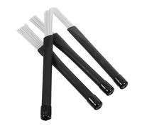 Toyvian 4pcs Nylon Jazz Drum Brushes for Jazz Drums Reusable and Gentle on Drumheads Suitable for Types of Musical Settings and Performances
