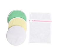 Toyvian 4pcs Overflow Breast Pads Reusable Nursing Pads Soft Material for Moms at Home Random Color