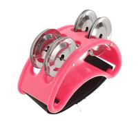 Toyvian 4pcs Percussion Instrument Foot Rattle Bell for Rhythm Development Foot Tambourine for Boy Girl and Adults for Musical Engagement and Parent-boy Girl Bonding