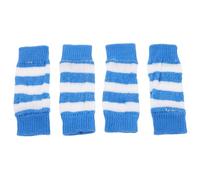Toyvian 4pcs Pet Dog Elbow Protector Wrap Small Dog Leg Warmers Knitted Socks for Front Leg Support for Indoor Use