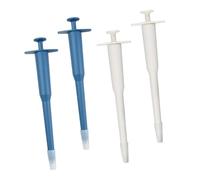 Toyvian 4pcs Pet Medicine Feeder with Side Grip Liquid Dispenser for Cats and Dogs User Friendly Soft Tip Pusher for Easy Medication Administration Fits to Pets