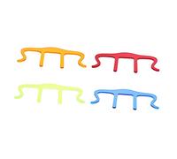 Toyvian 4pcs Piano Score Holder Acrylic Music Book Holders Song Tablature Clips for Fixation Music Stationery