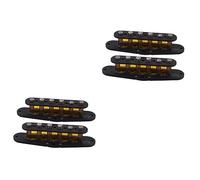 Toyvian 4pcs Pickup Slug Bobbin Covers for Electric Guitar Accessory for Single Coil Pickups Elegant Design for Guitarists Easy to Install Replacement Parts