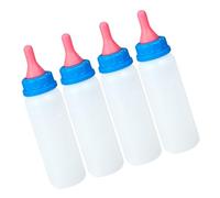 Toyvian 4Pcs Piglet Nursing Bottle Set Calf Feeding Bottle for Animals Cozy Hand Operated Milk Feeder for Cow Goat Sheep and Livestock Care