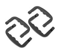 Toyvian 4pcs Plastic Cage Handles Replacement for Pet Carriers Lightweight Rabbit Crate Handles Easy Install Comfortable Grip for Dog Cat Bird Cages