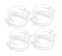 Toyvian 4pcs Plastic Door Lock Covers Child Proof Baby Safety No Drilling Required Handle Protection for Bedroom Door