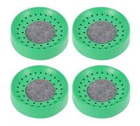 Toyvian 4pcs Plastic Pigeon Nest Bowls with Mats for Bird Breeding and Racing Pigeons, Sturdy Bird Nesting Bowls Suitable for Doves and Quails in Birdcages