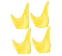 Toyvian 4pcs Portable Ocarina Stand Holder Ceramic Material Bracket for Home Decor and Music Instruments