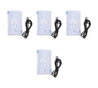 Toyvian 4pcs Portable USB Milk Warmer for Newborns Insulated Bottle Sleeve Convenient Travel for Breastmilk and Formula Maintains Nutritional Value Easy to Use Power Bank Laptop