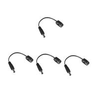 Toyvian 4pcs Power Cord for Portable Guitar Effects Usb Charging Cable for Guitar Pedal External Positive Internal Negative Design Flexible Portable Power Supply for Musicians The Go