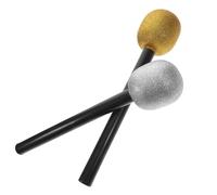 Toyvian 4Pcs Pretend Microphone for Glitter Simulation Props Lightweight Stage Performance Cosplay Gift for Boys