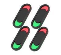 Toyvian 4pcs Privacy Slide Door Signs Black Blank Vacant Occupied Indicators for Home Office Hotel Hospital Conference Restroom Status Display Easy Switch