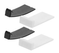 Toyvian 4pcs Product Title Bow Tips Violin Bow Pads Stringed Instruments Parts Product Name Chinese Name Precise Keywords Competitor Yiweng Pitch Friction-increasing for Fittings for