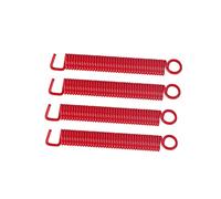 Toyvian 4pcs Red Tremolo Bridge Tension Springs Set for St Style Electric Guitar, Guitar Pickup Springs, Tremolo System Hardware Accessory for Stable Tone and Performance