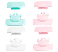 Toyvian 4pcs Refrigerator Door Childproof Lock Safety Locks for Toddlers Easy to Install Random Color