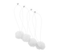 Toyvian 4pcs Replacement Balls for Cat Trees and Scratching Posts Interactive Bell for Indoor Cats Engaging Spring Ball to Encourage Playfulness and Exercise Safe and Durable