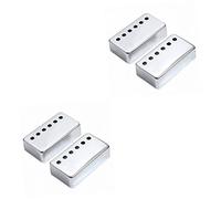 Toyvian 4pcs Replacement Guitar Pickups Humbucker Pickup Covers Pole Spacing for Electric Guitars