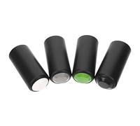 Toyvian 4pcs Replacement Mic Battery Cap Covers Screw Plastic Protective Shell Compatible with Wireless Microphones for Home Ktv Stage Use