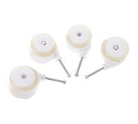 Toyvian 4pcs Replacement Silent Pu Wheels for Learning Walker No Noise Rolling Caster Wheels for Folding Stroller for Walkers for Boy Girl