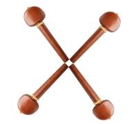 Toyvian 4pcs Replacement Tuning Pegs for Cello Wooden Tuning Pegs String Instrument Accessories