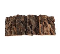 Toyvian 4pcs Reptile Climbing Hide and Turtle Basking Platform Tree Bark Terrarium Decoration with Hideout for Lizards Snakes Turtles Amphibians Easy Maintenance and Fit
