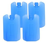 Toyvian 4Pcs Reusable Ice Packs for Air Conditioner Fans and Coolers Portable Ice Blocks Rapid Cooling Crystal Box for Outdoor Camping Beach Use