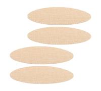 Toyvian 4pcs Round Cloth Lampshade Diffuser for Ceiling Light and Downlights, Softens Light with Efficient Shading, Beige Fabric Cover for Home Use and Night Awakenings, for Eye Protection